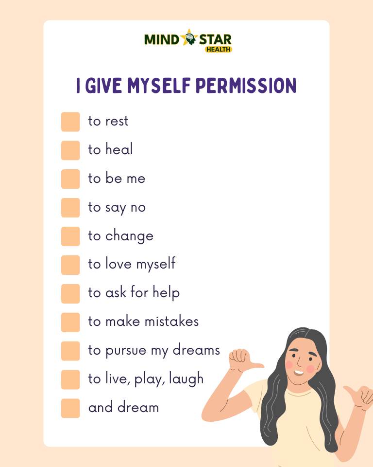 I give myself permission