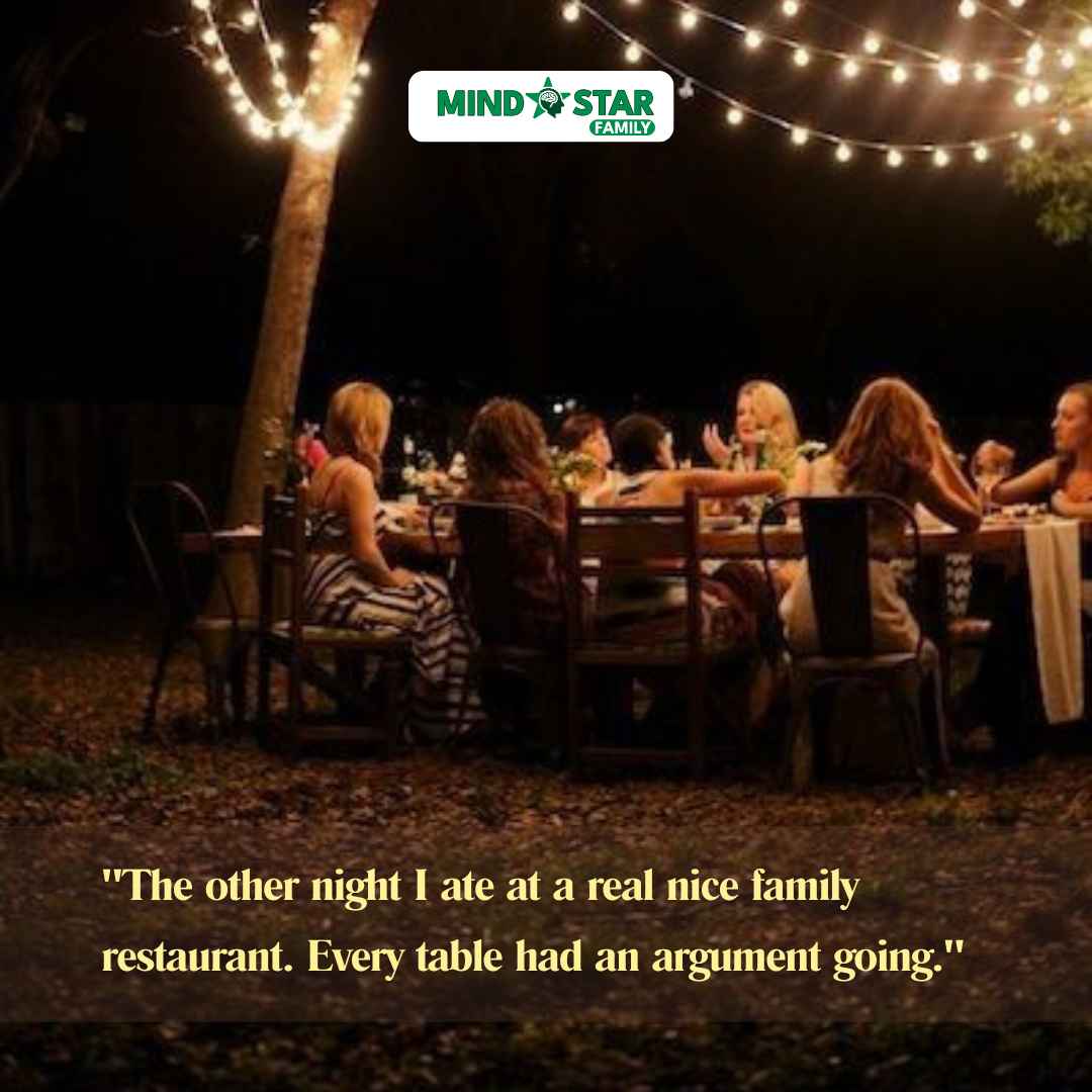 The other night I ate at