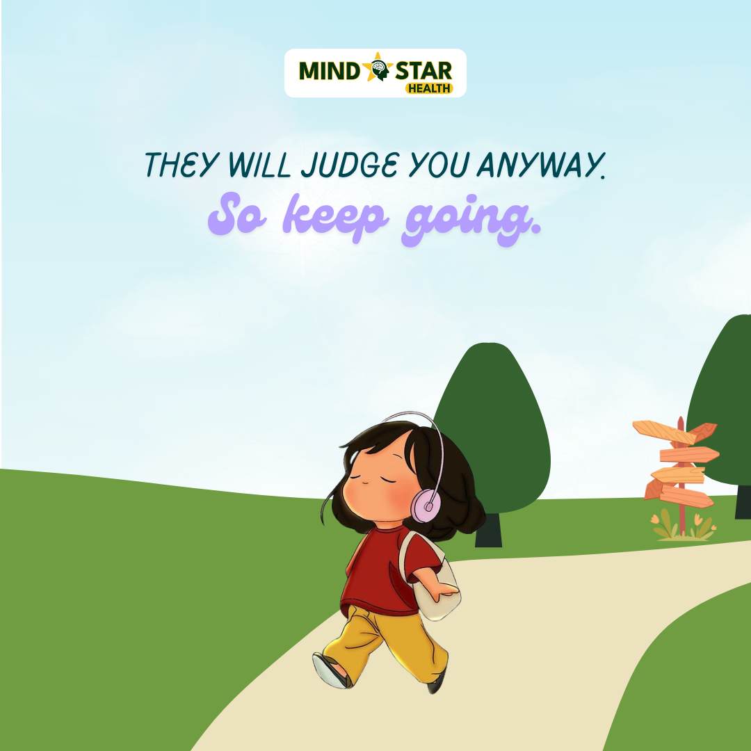 They will judge you anyway