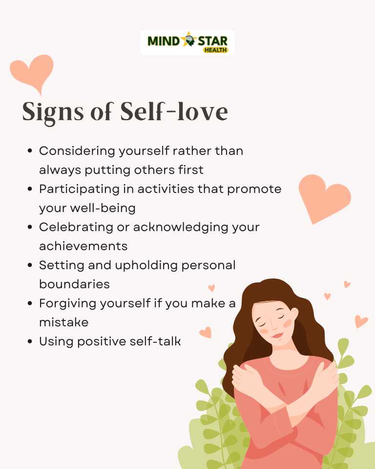 Signs of self-love