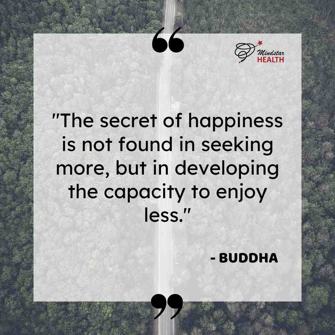 The secret of happiness