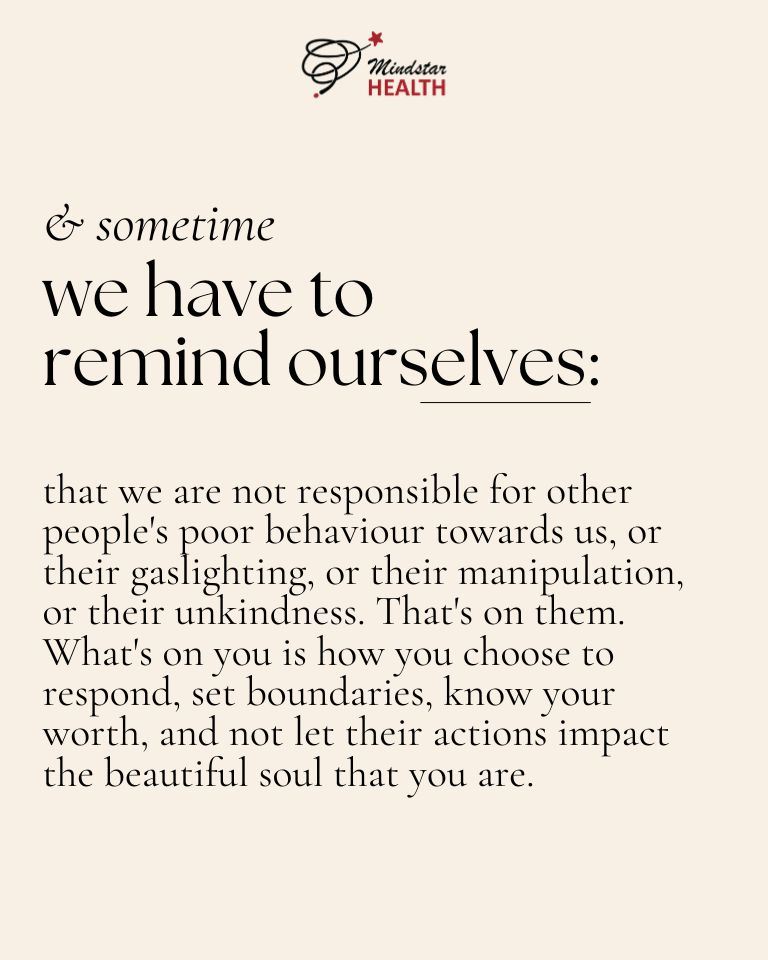 We have to remind ourselves