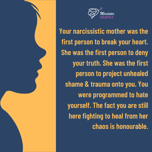 Your narcissistic mother was the first person